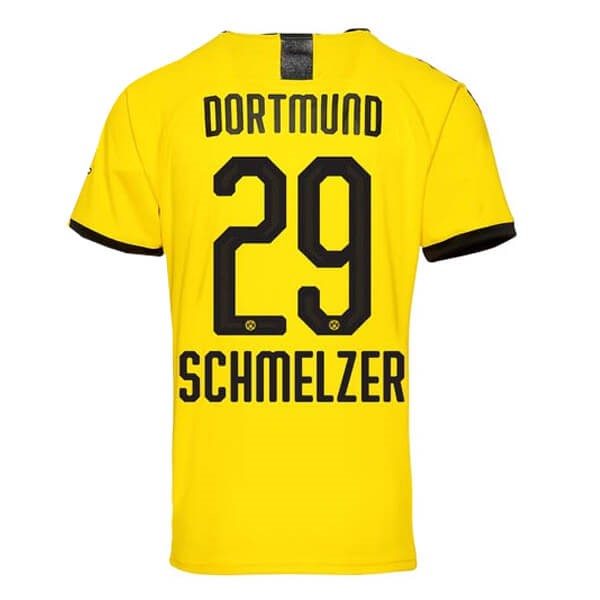 Tailandia Camiseta Borussia Dortmund NO.29 Schmelzer Primera equipo 2019-20 Amarillo